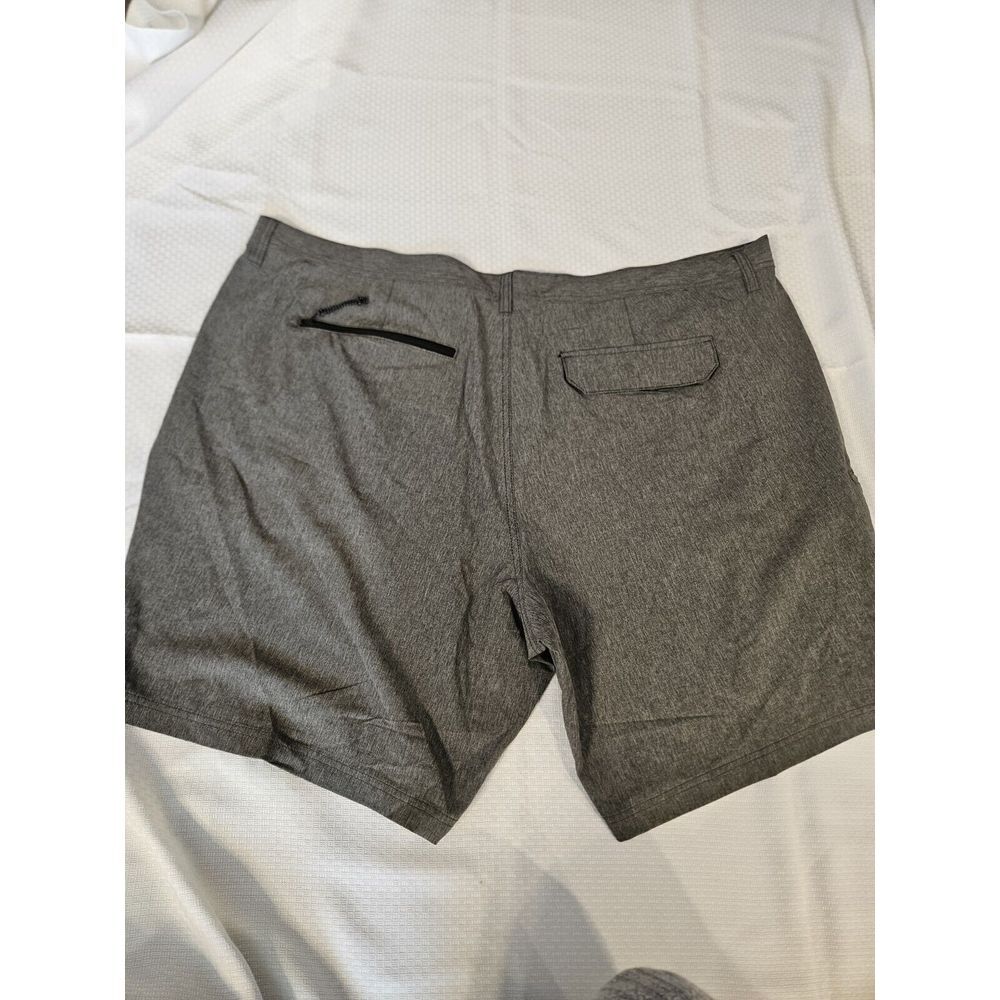 Classic Men's Black Flat Front Shorts - Picture 8 of 10
